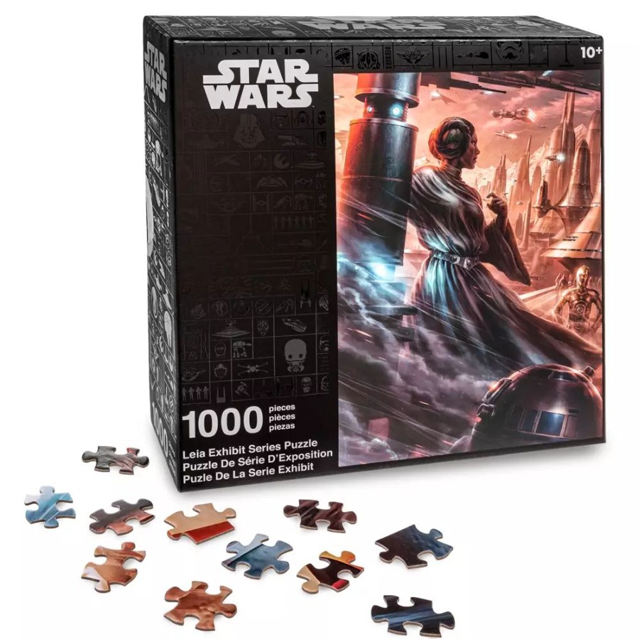 Juguetes Y Disfraces Disney Juegos Y Puzzles | Puzle 1.000 Piezas Leia Organa Exhibit Series, Star Wars, Disney Store