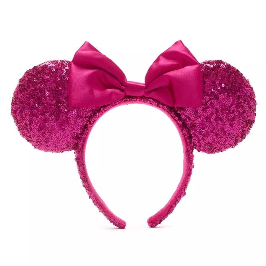 Juguetes Y Disfraces Disney Orejas De Disney | Disney Parks Diadema Orejas Colour Story Magenta Minnie Mouse Para Adultos