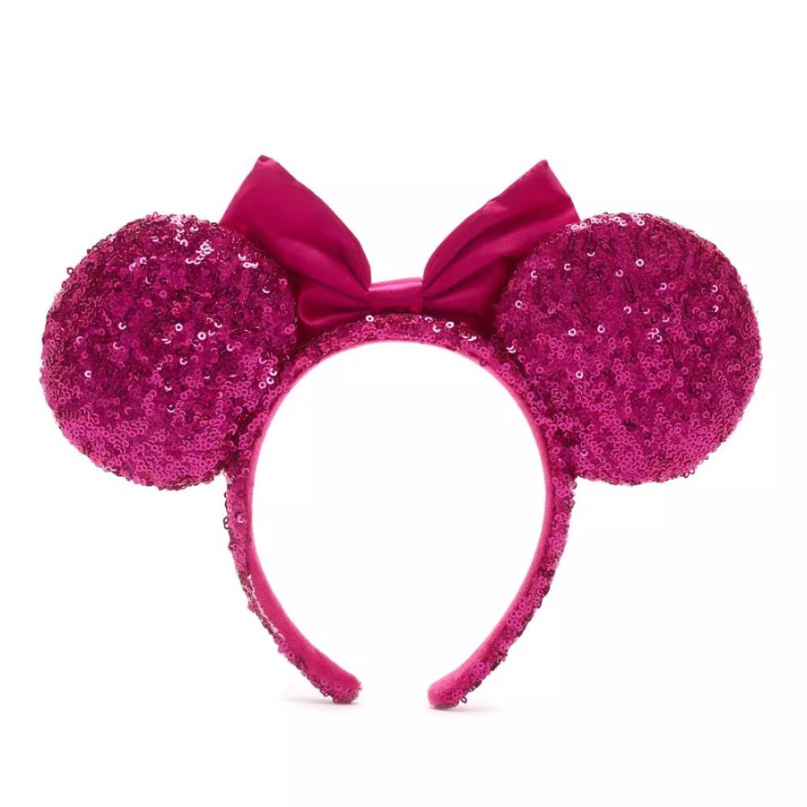 Juguetes Y Disfraces Disney Orejas De Disney | Disney Parks Diadema Orejas Colour Story Magenta Minnie Mouse Para Adultos