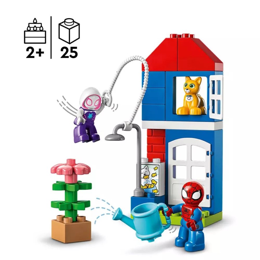 Juguetes Y Disfraces Disney Lego | Lego Duplo Casa Spider-Man (Set 10995)