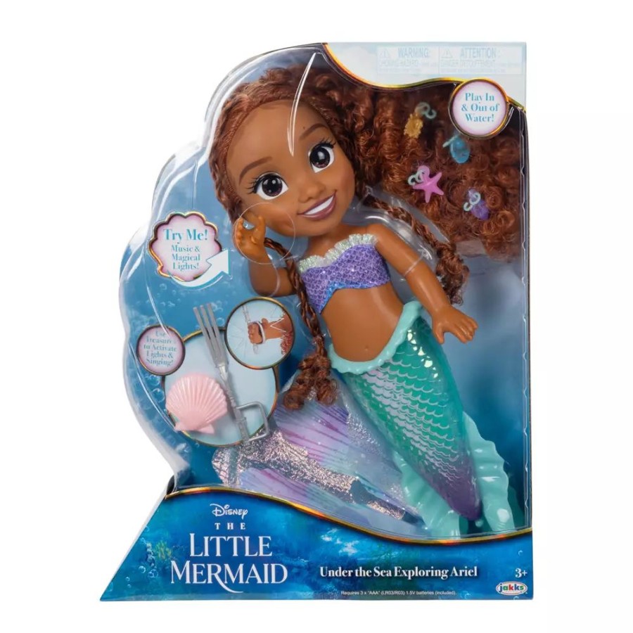 Juguetes Y Disfraces Disney Munecas | Jakks Muneca Grande Ariel, La Sirenita (Pelicula Accion Real)