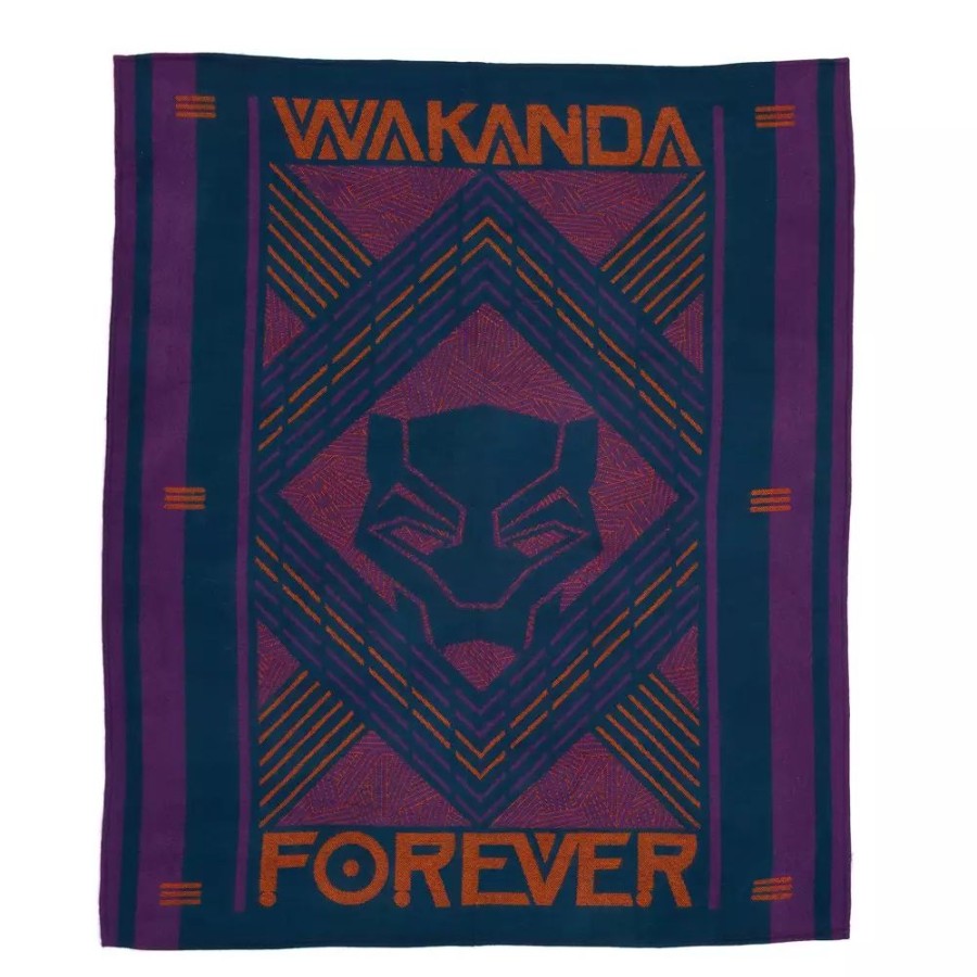 Hogar Disney Accesorios Para El Hogar | Manta Black Panther: World Of Wakanda, Disney Store