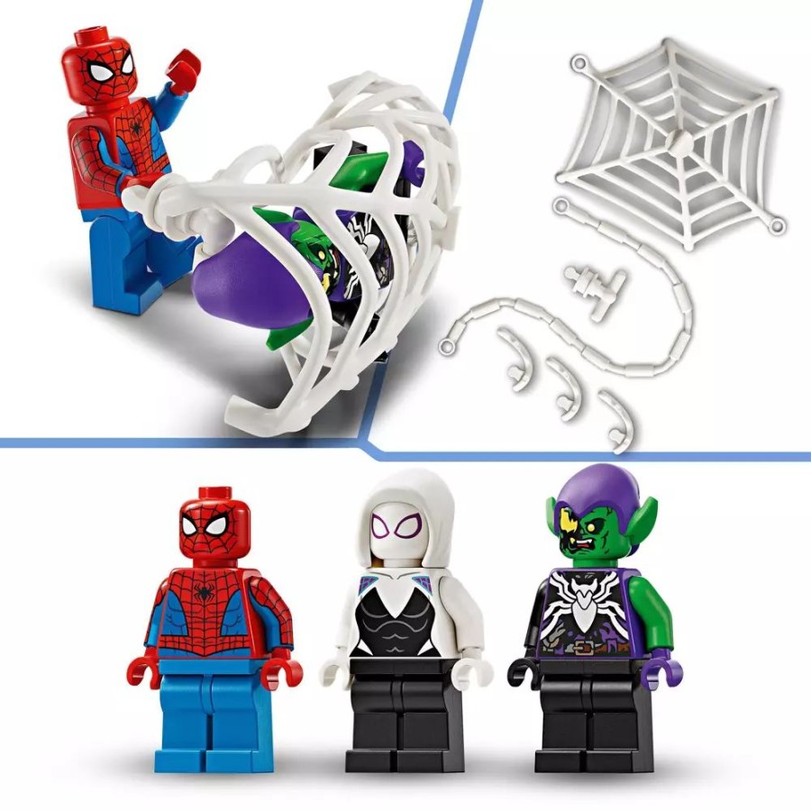 Juguetes Y Disfraces Disney Lego | Lego Coche De Carreras De Spider-Man Y Duende Verde Venomizado 76279