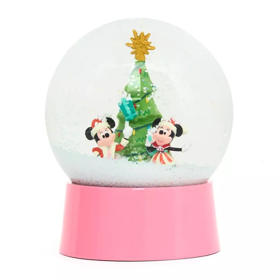 Hogar Disney Accesorios Para El Hogar | Bola Nieve Festiva Mickey Y Minnie