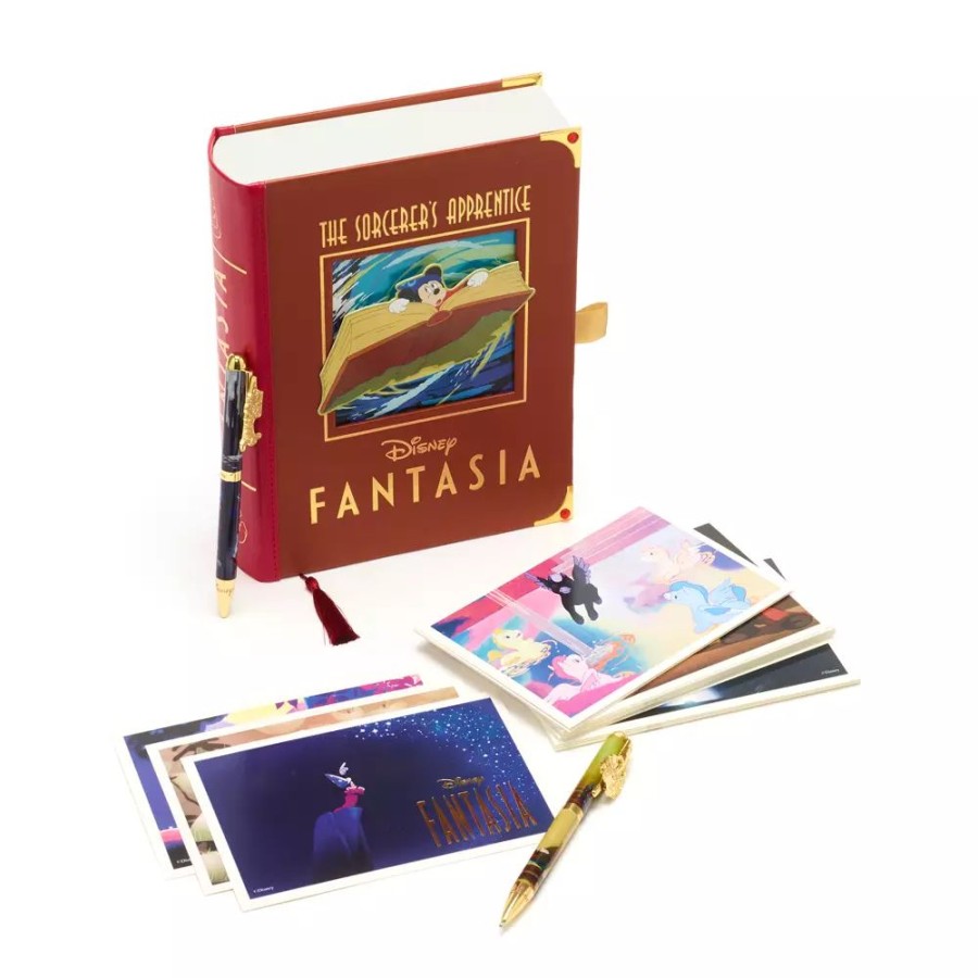 Hogar Disney Sets De Papeleria | Set De Postales Y Boligrafos Fantasia