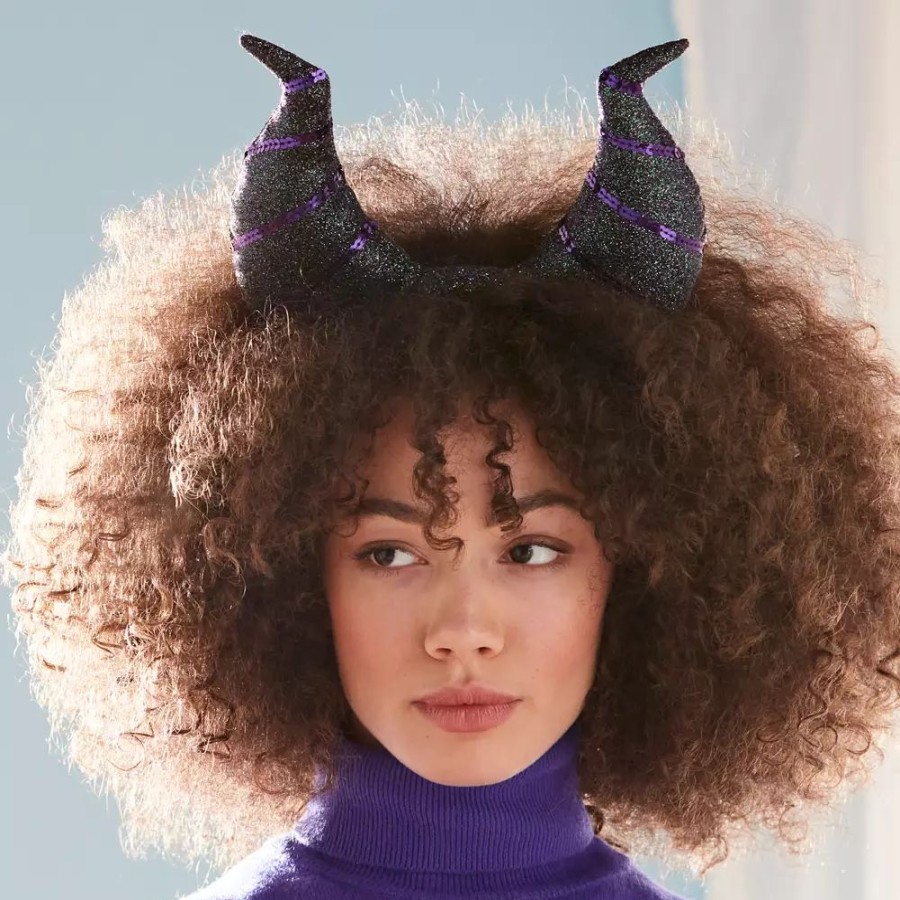 Moda Disney Accesorios Y Complementos De Mujer | Diadema Cuernos Malefica, La Bella Durmiente