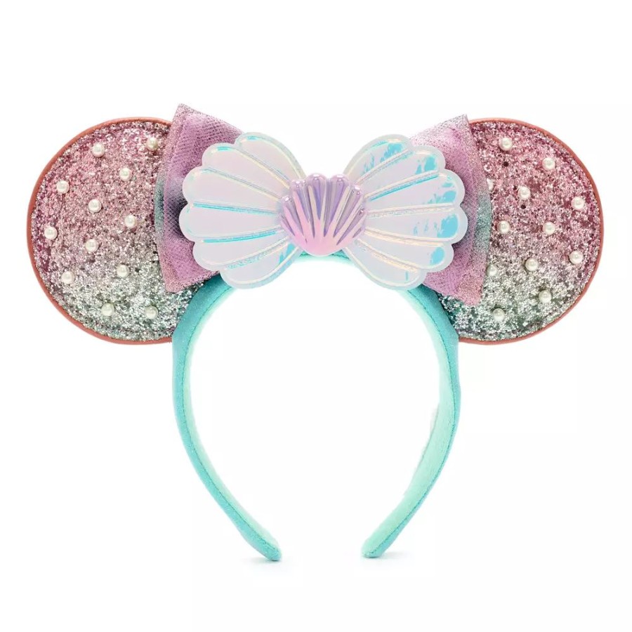 Juguetes Y Disfraces Disney Orejas De Disney | Disney Parks Diadema Orejas Minnie Mouse Para Adultos, La Sirenita