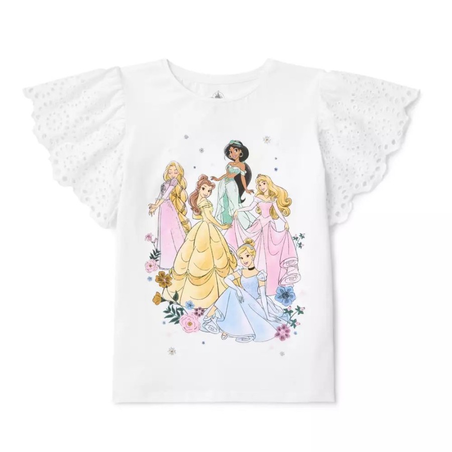 Moda Disney Ropa Para Ninos | Camiseta Infantil Princesas Disney