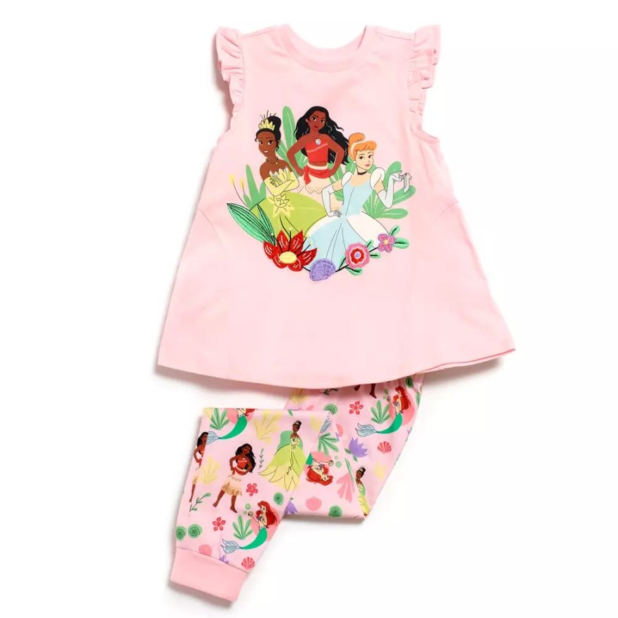 Moda Disney Pijamas Y Ropa Para Dormir | Pijama Infantil De Algodon Ecologico Princesa Disney