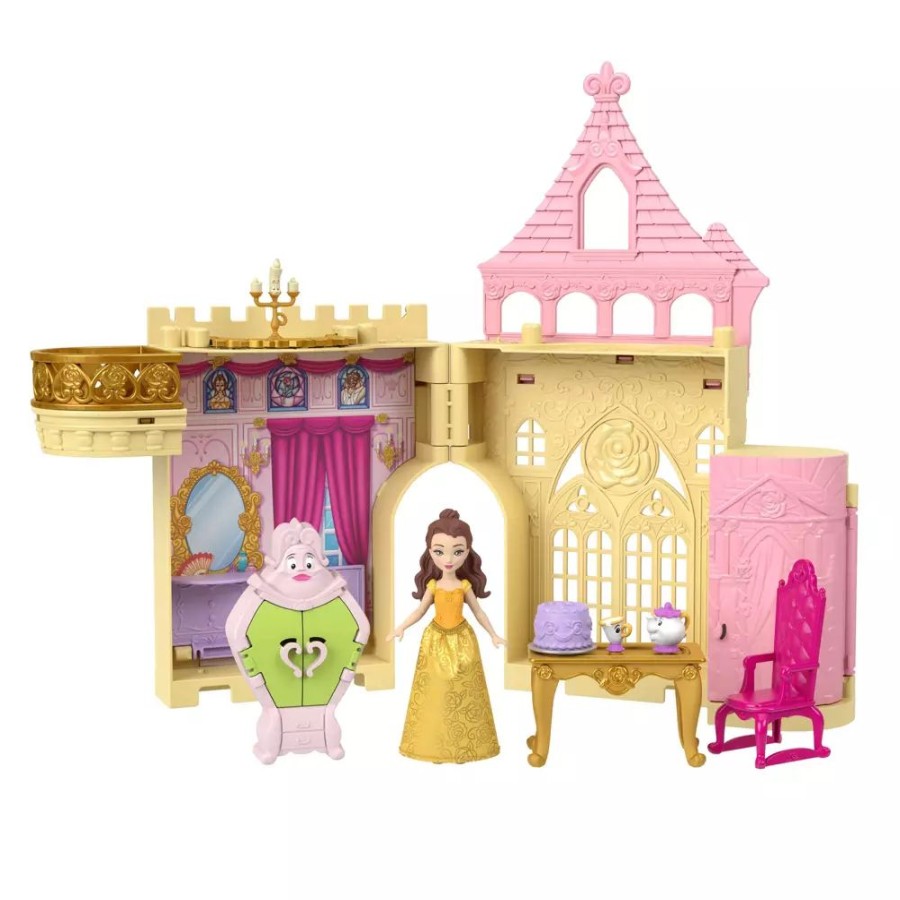 Juguetes Y Disfraces Disney Sets De Figuras | Mattel, Set Juego Castillo Bella, Disney Princess Storytime Stackers