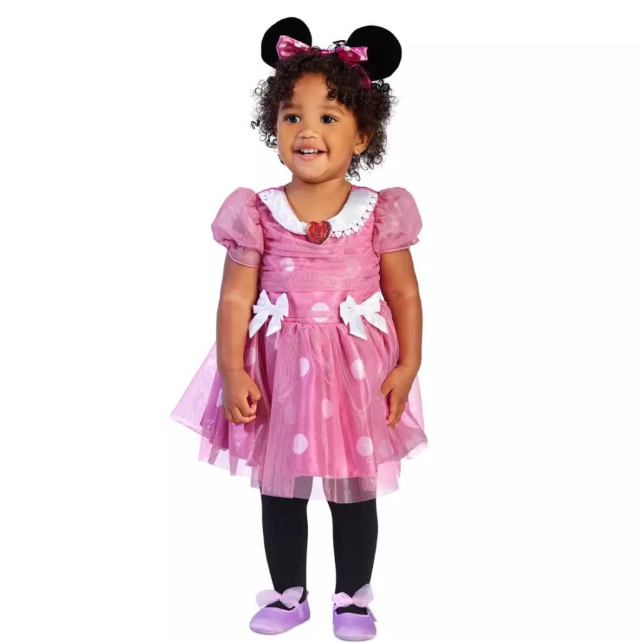 Juguetes Y Disfraces Disney Disfraces Para Ninos | Body-Disfraz Rosa Minnie Mouse Para Bebe