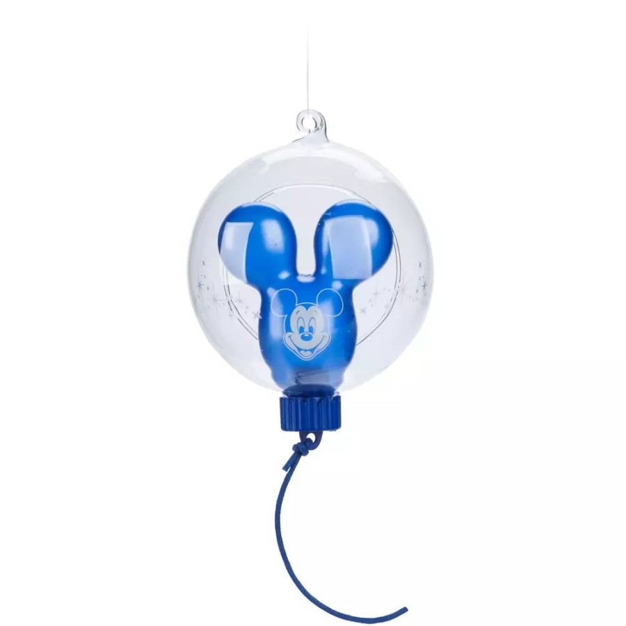 Hogar Disney Adornos | Adorno Colgante Con Luz Globo Azul Mickey Mouse, Disney Store