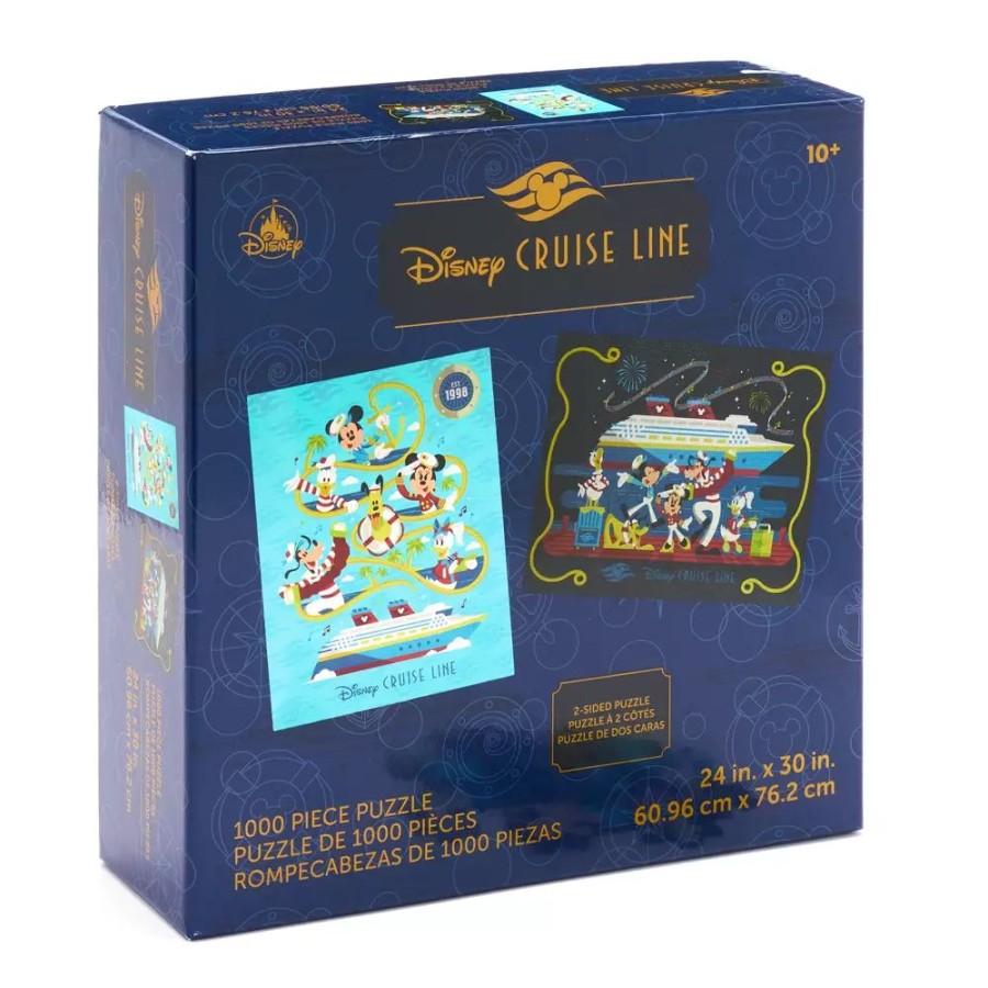 Juguetes Y Disfraces Disney Juegos Y Puzzles | Puzle Doble Cara Mickey Y Sus Amigos, Disney Cruise Line, Disney Store (1.000 Piezas)