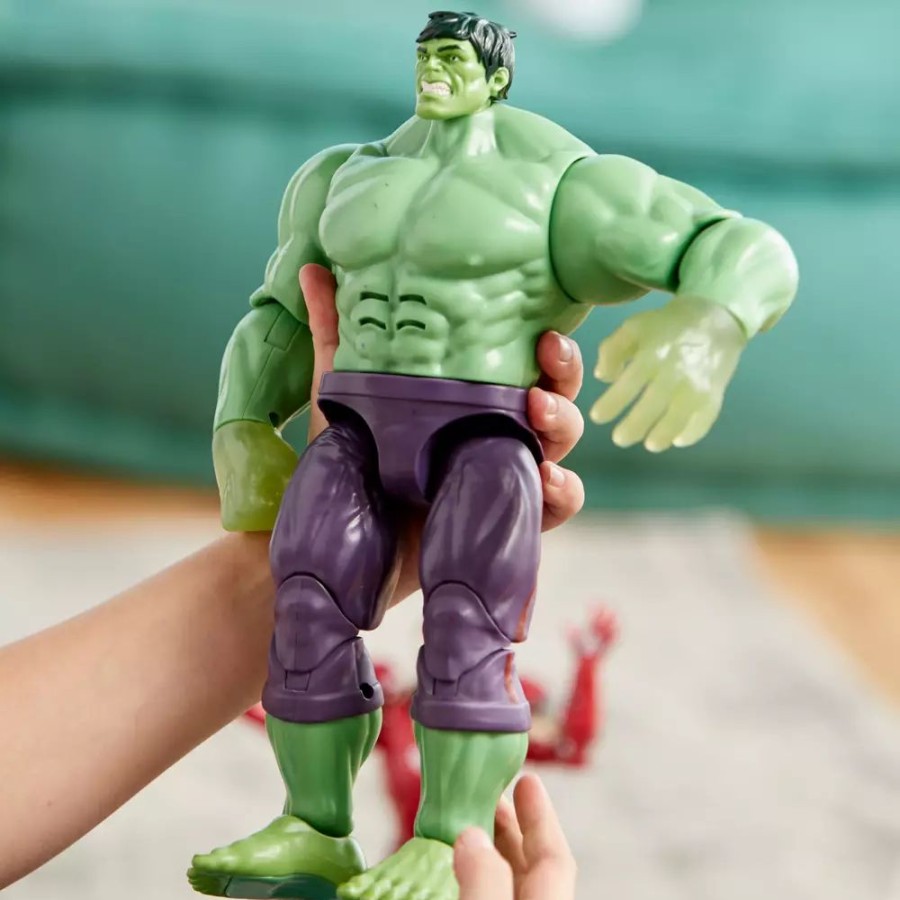 Juguetes Y Disfraces Disney Figuras De Accion | Figura Accion Parlante Hulk, Power Icons, Disney Store