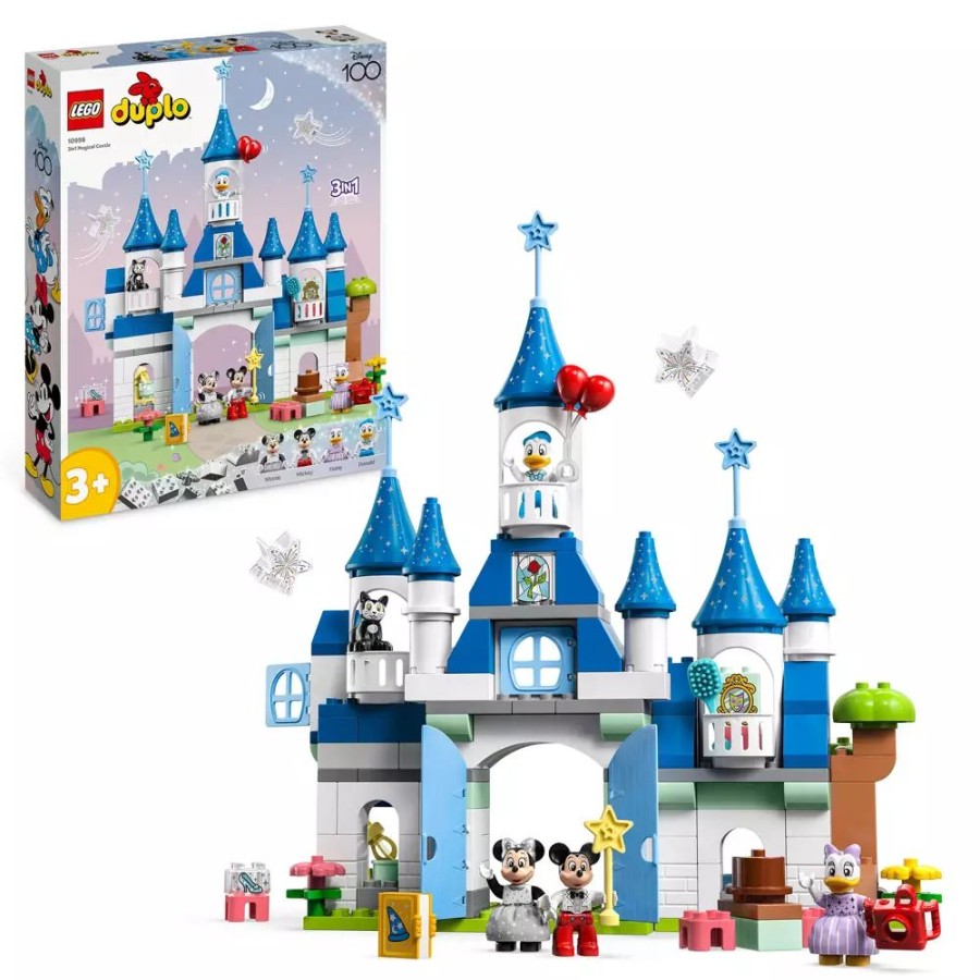 Juguetes Y Disfraces Disney Lego | Lego Duplo Set Juego Infantil Castillo Magico Disney 3 En 1 (Set 10998)