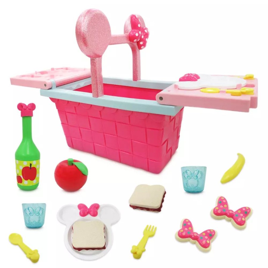 Juguetes Y Disfraces Disney Sets De Figuras | Set Juego Cesta Picnic Minnie Mouse