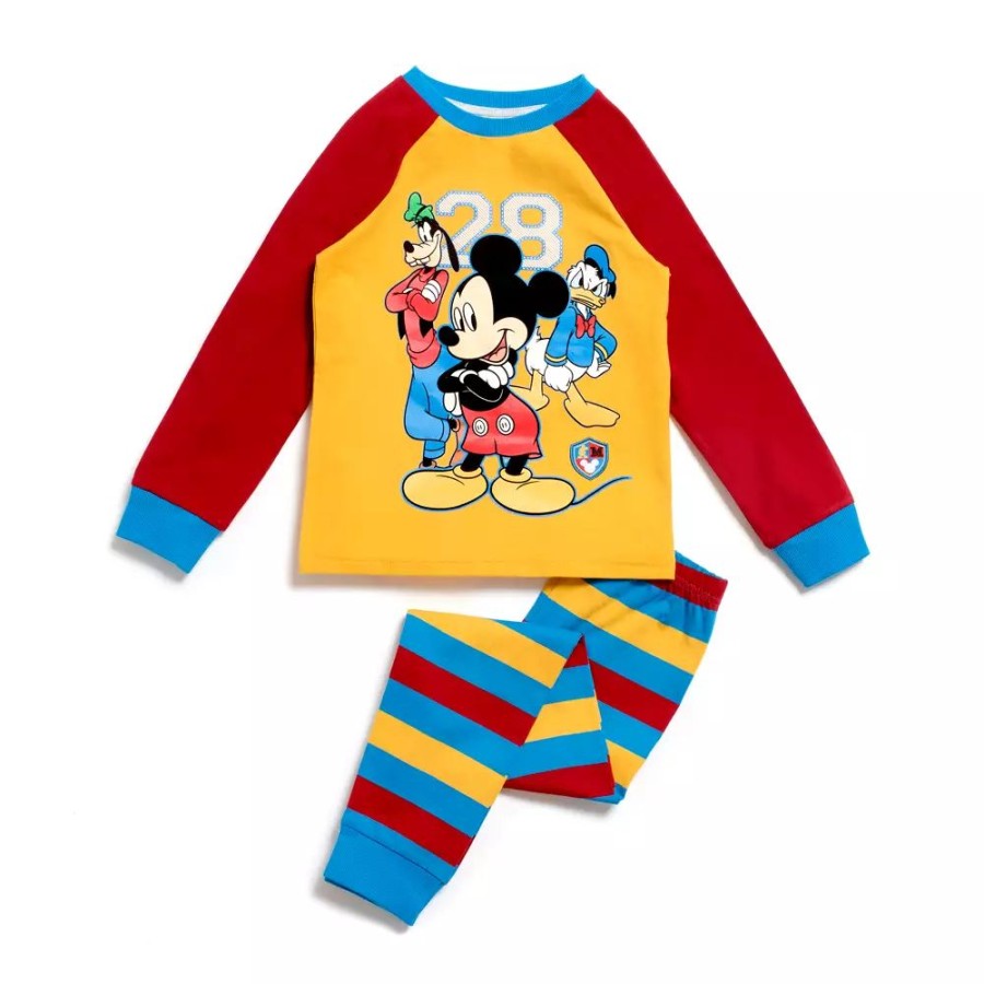 Moda Disney Pijamas Y Ropa Para Dormir | Pijama Infantil Algodon Ecologico Mickey Y Sus Amigos