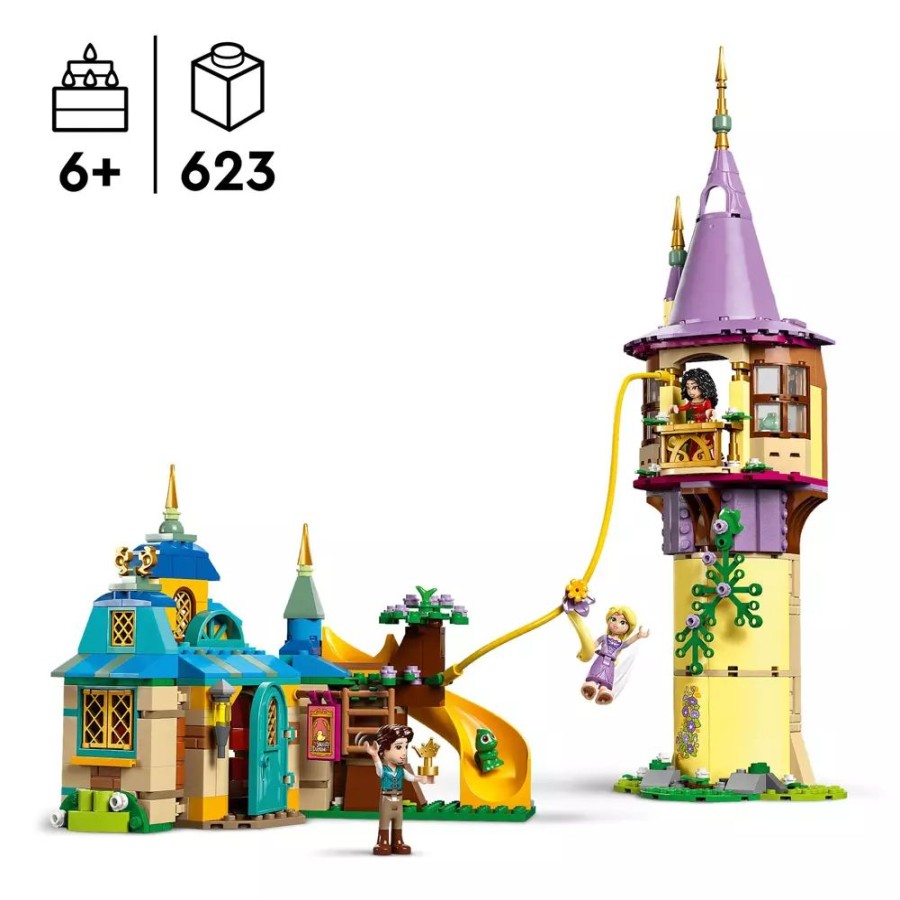 Juguetes Y Disfraces Disney Lego | Lego Torre De Rapunzel Y El Patito Frito 43241