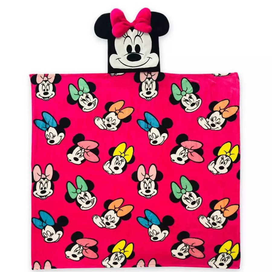 Hogar Disney Accesorios Para El Hogar | Manta Polar Convertible Minnie Mouse