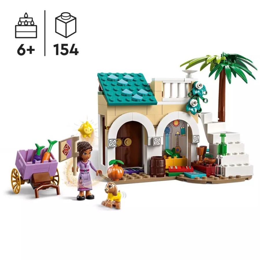 Juguetes Y Disfraces Disney Lego | Lego Disney Princess Asha En La Ciudad De Rosas Set 43223