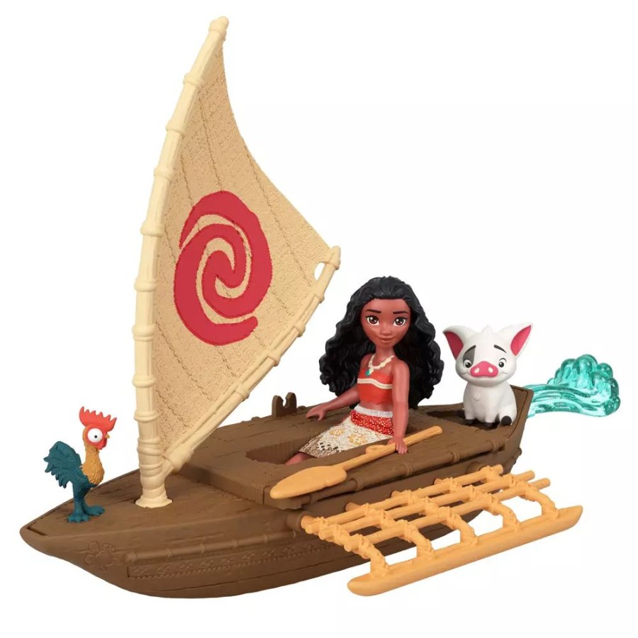 Juguetes Y Disfraces Disney Sets De Figuras | Mattel Disney, Aventura En Canoa Princesa Vaiana