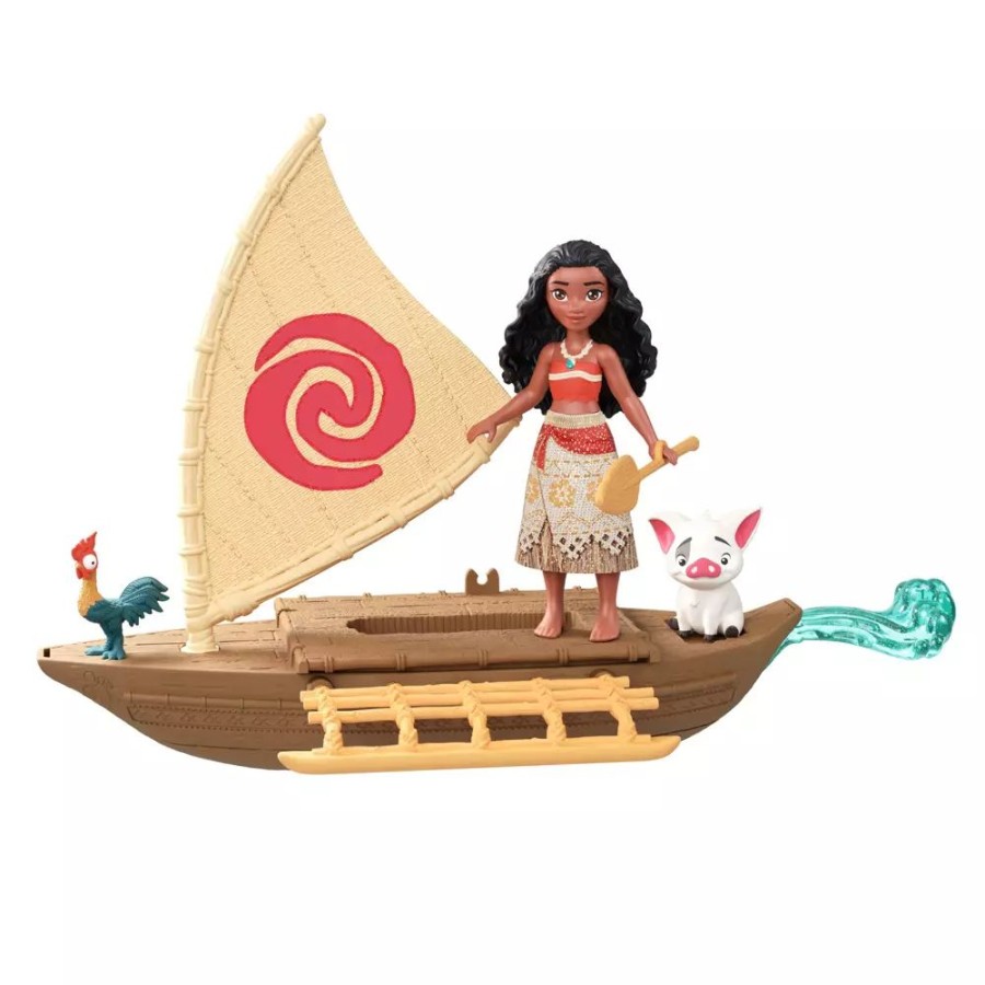 Juguetes Y Disfraces Disney Sets De Figuras | Mattel Disney, Aventura En Canoa Princesa Vaiana