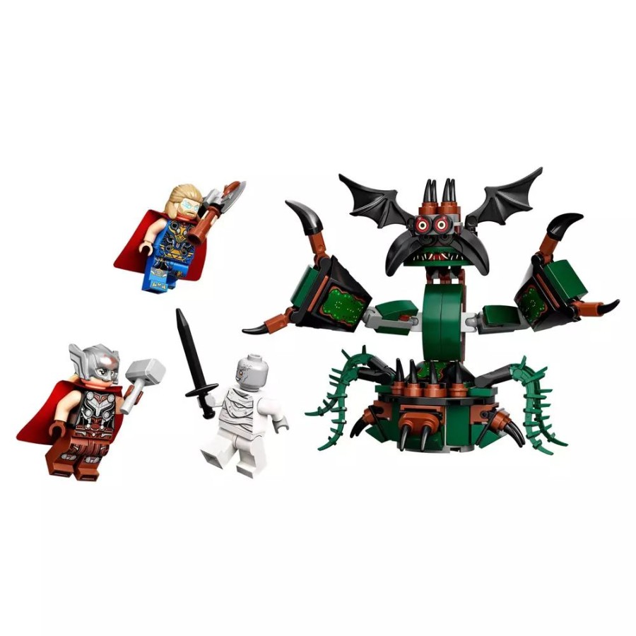 Juguetes Y Disfraces Disney Lego | Lego Marvel Set Ataque Nuevo Asgard (Set 76207), Thor: Love And Thunder