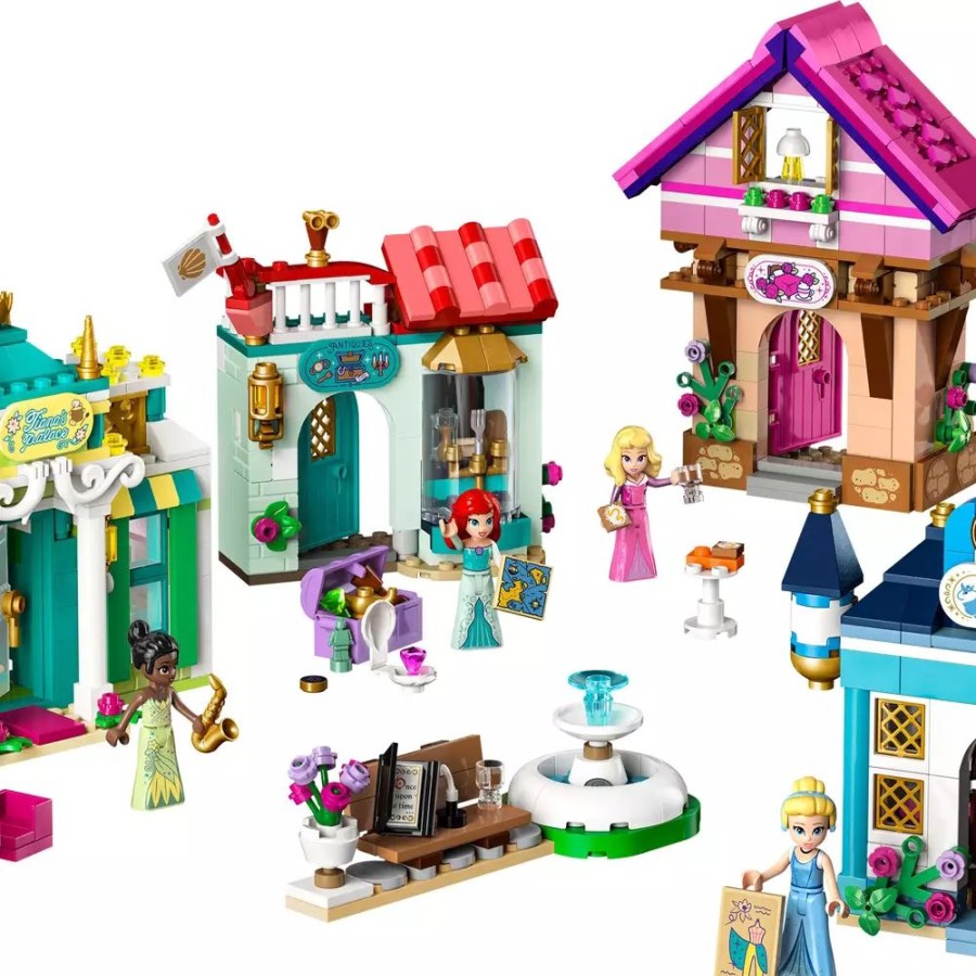 Juguetes Y Disfraces Disney Lego | Aventura En El Mercado De Las Princesas Disney 43246