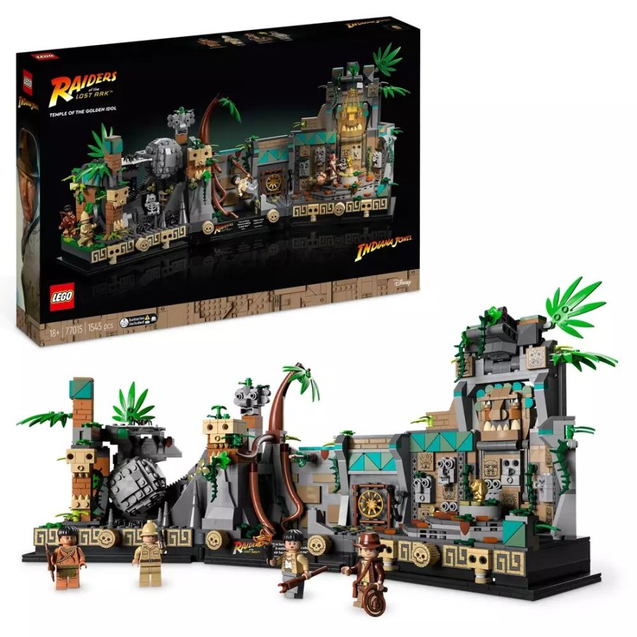 Juguetes Y Disfraces Disney Lego | Lego Indiana Jones Set Templo Idolo Dorado