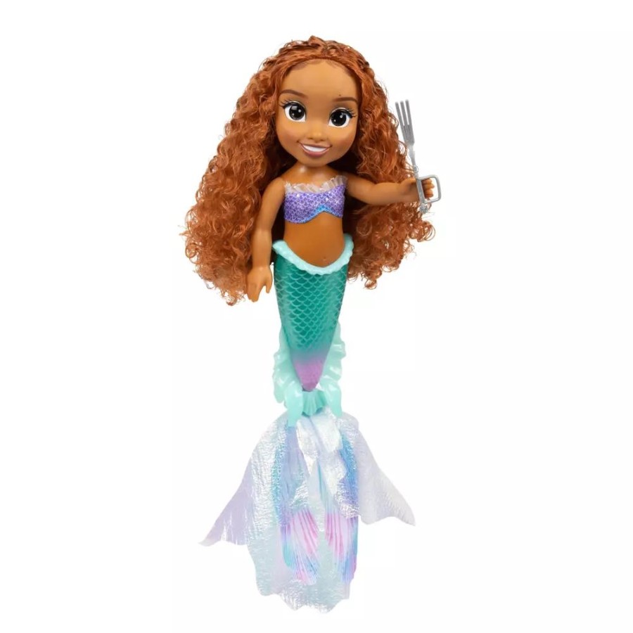 Juguetes Y Disfraces Disney Munecas | Jakks Muneca Grande Ariel Estilo Sirena, La Sirenita (Pelicula Accion Real)