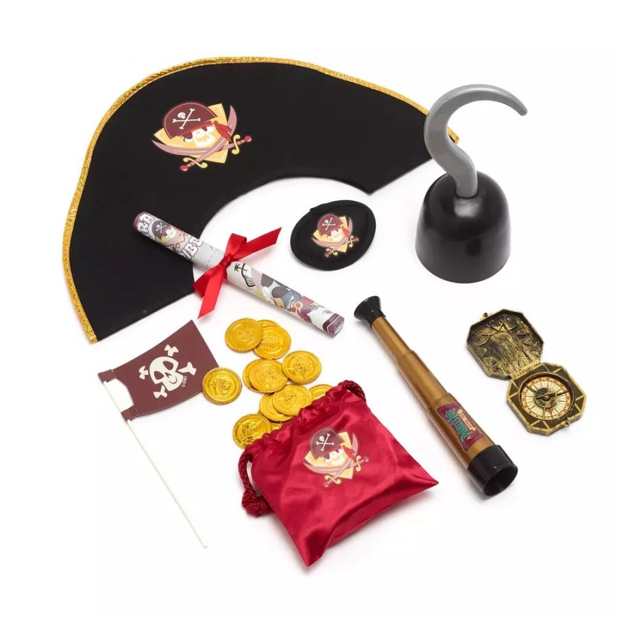 Juguetes Y Disfraces Disney Accesorios Y Complementos Para Disfraces Infantiles | Set Juego Cofre Del Tesoro Piratas Del Caribe Mickey Mouse