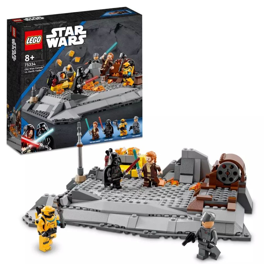 Juguetes Y Disfraces Disney Lego | Set 75334 Obi-Wan Kenobi Vs. Darth Vader, Lego Star Wars