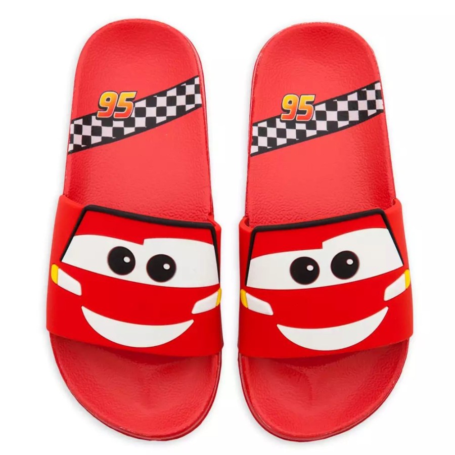 Moda Disney Accesorios Para Ninos | Chanclas Infantiles Rayo Mcqueen, Disney Pixar Cars