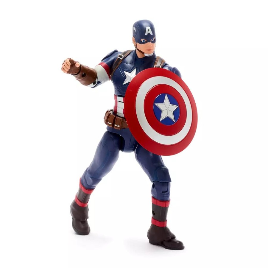 Juguetes Y Disfraces Disney Figuras De Accion | Figura Accion Parlante Capitan America, Disney Store