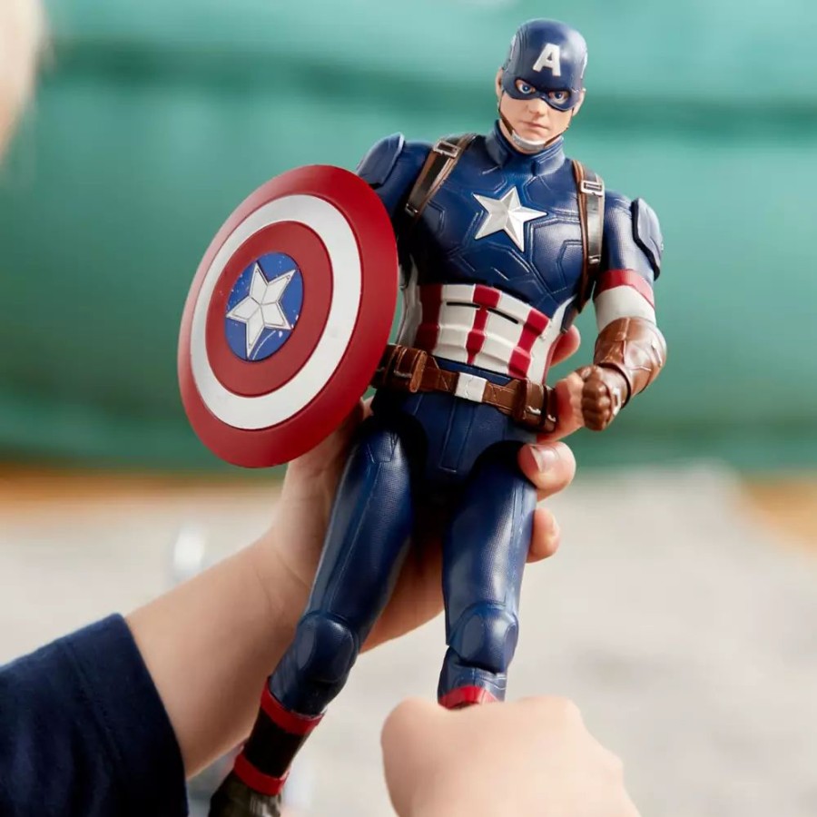 Juguetes Y Disfraces Disney Figuras De Accion | Figura Accion Parlante Capitan America, Disney Store