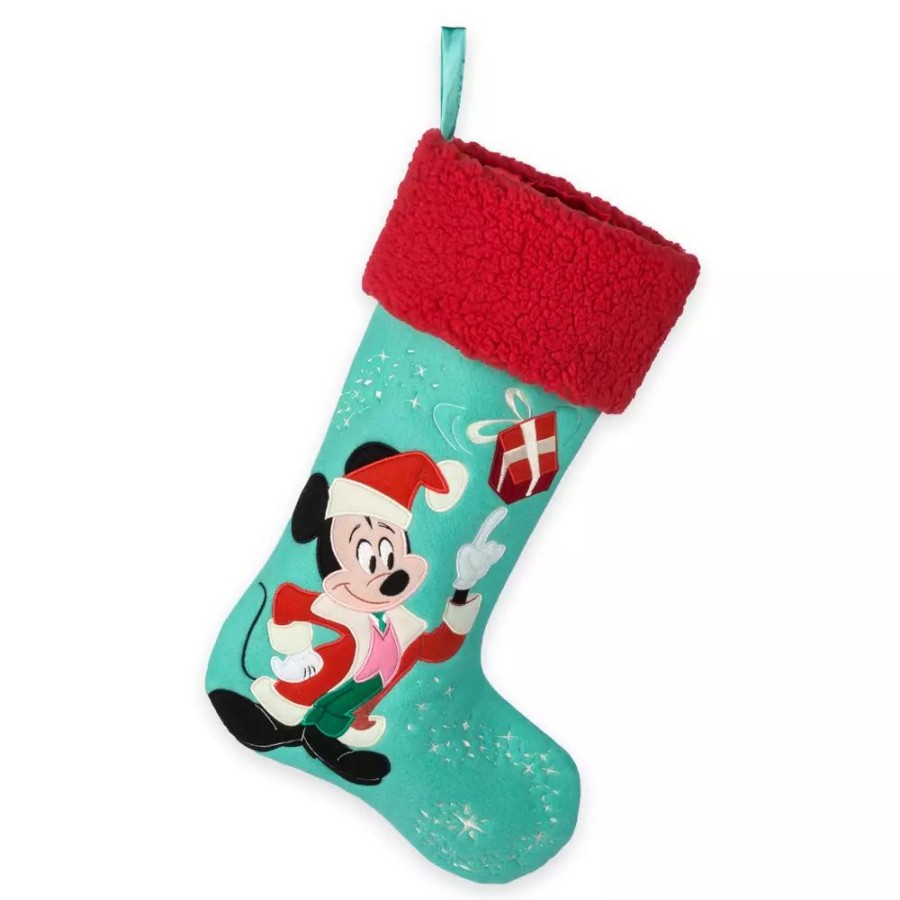 Hogar Disney Accesorios Para El Hogar | Calcetin Festivo Mickey Mouse