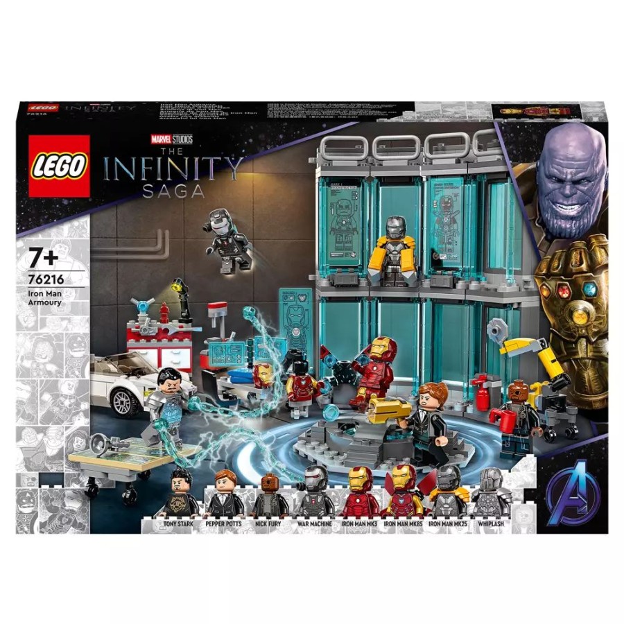 Juguetes Y Disfraces Disney Lego | Lego Marvel, Armeria Iron Man (Set 76216)