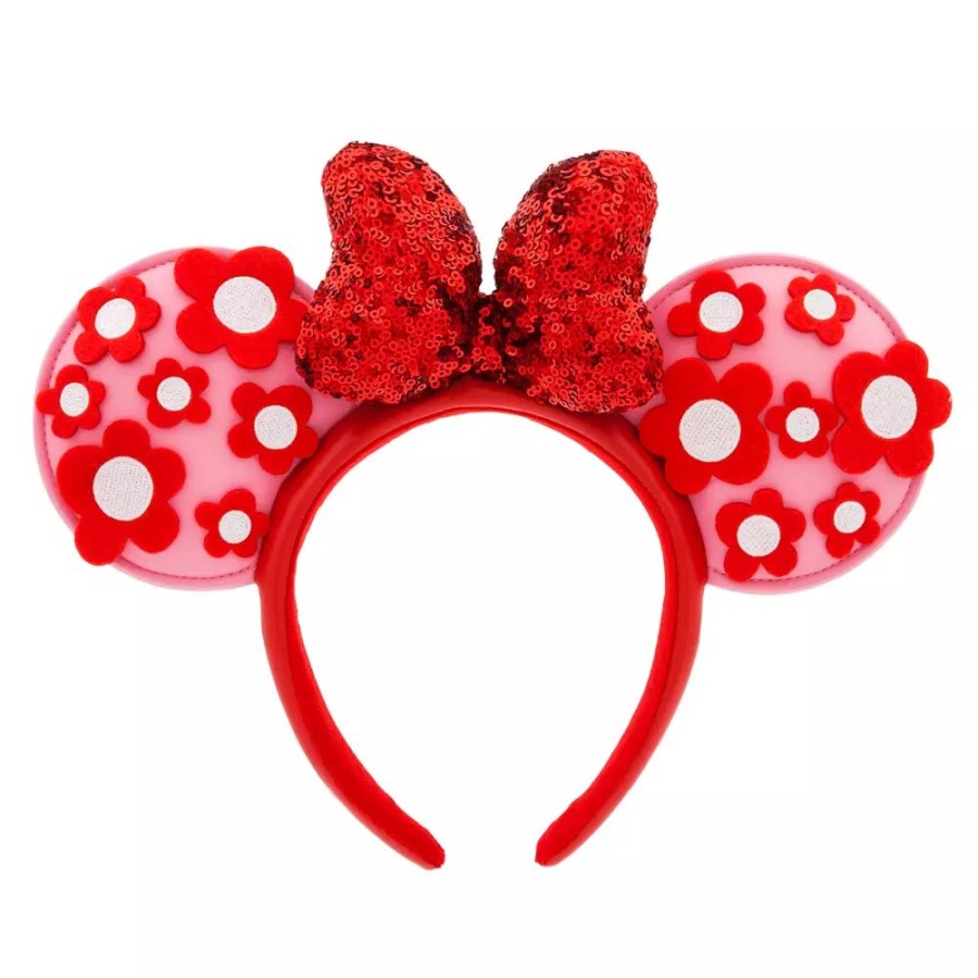 Moda Disney Accesorios Y Complementos De Mujer | Diadema Orejas Florales Minnie Mouse Para Adultos