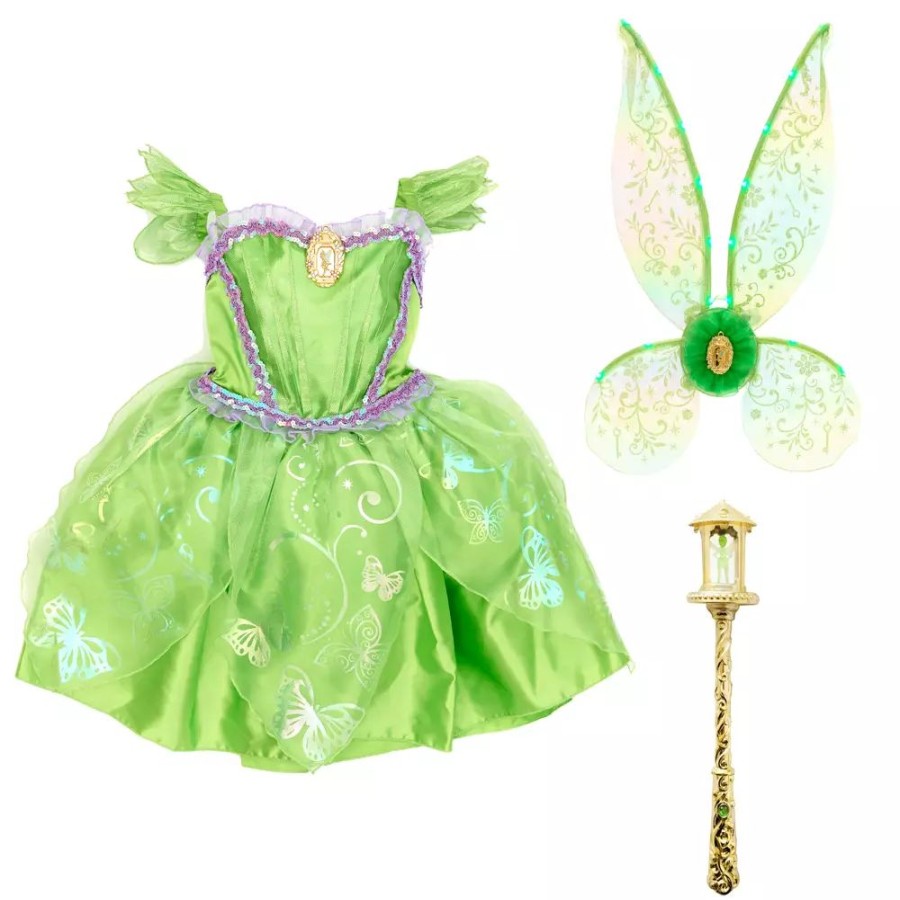 Juguetes Y Disfraces Disney Disfraces Para Ninos | Conjunto Disfraz Infantil Campanilla, Peter Pan