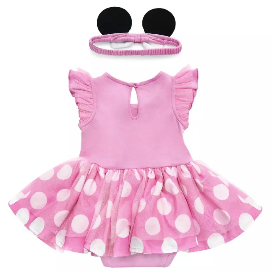 Moda Disney Ropa De Bebe | Disfraz Tipo Body Rosa Minnie Mouse Para Bebe