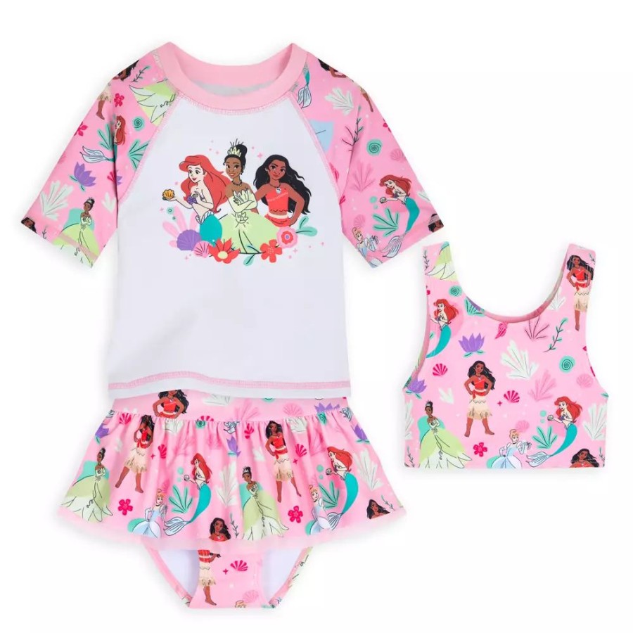 Moda Disney Ropa Para Ninos | Banador Infantil Princesa Disney (2 Piezas)