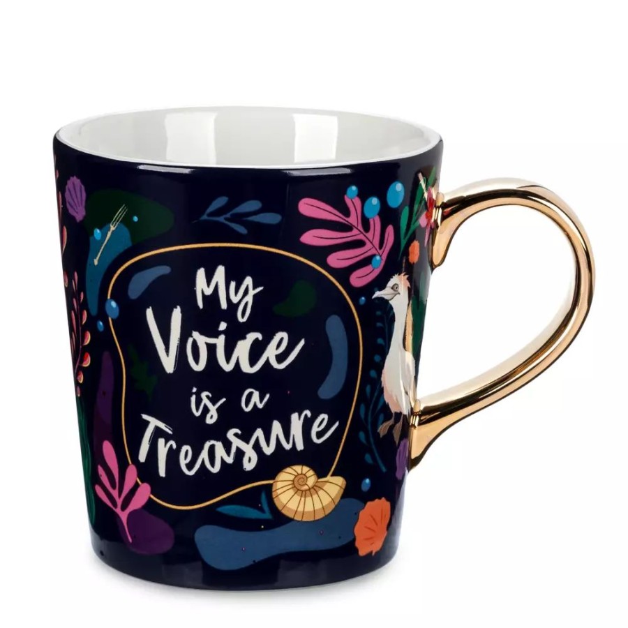 Hogar Disney Tazas, Vasos Y Cantimploras | Taza ''My Voice Is A Treasure'' (Mi Voz Es Un Tesoro), La Sirenita, Pelicula De Accion Real, Disney Store