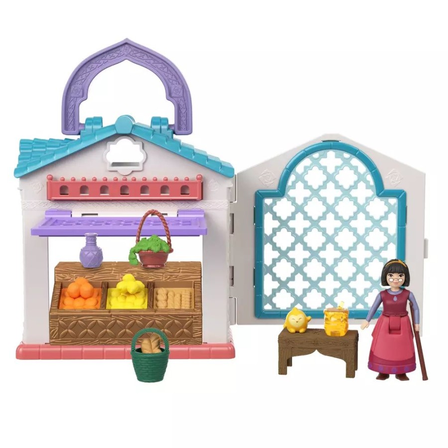 Juguetes Y Disfraces Disney Munecas | Mattel, Set Juego Mercado Dahlia Rosas, Wish: El Poder De Los Deseos, Disney