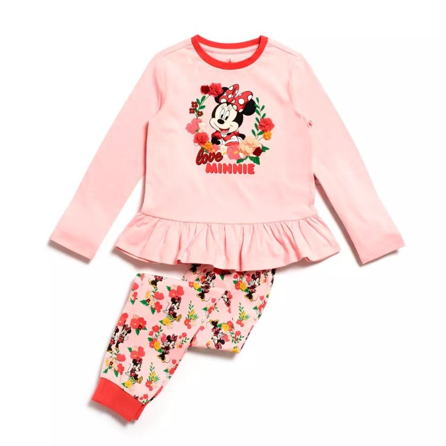 Moda Disney Pijamas Y Ropa Para Dormir | Pijama Infantil De Algodon Ecologico Minnie Mouse